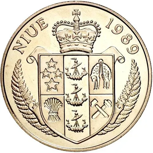 5 долларов 1989, Штеффи Граф [Ниуэ]