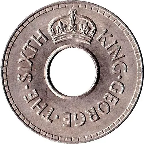 ½ пенни 1949-1952 [Фиджи]