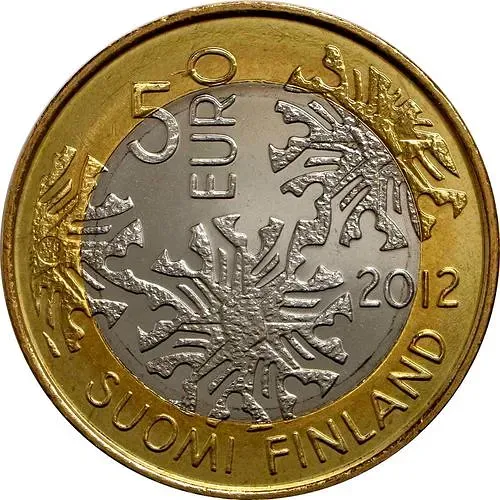 5 евро 2012, Северная природа - Зима [Финляндия]