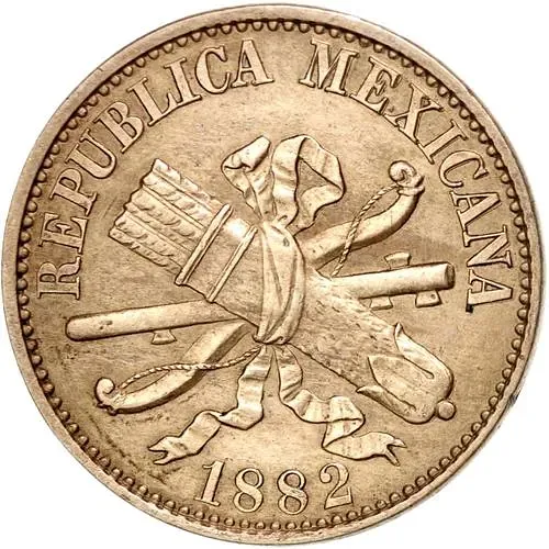 5 сентаво 1882-1883 [Мексика]