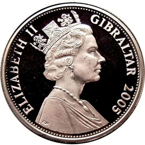 1 крона 2005, Королевский год - Королевский Аскот [Гибралтар]