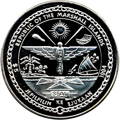 5 долларов 1994, Героям Арденнской операции [Маршалловы Острова]