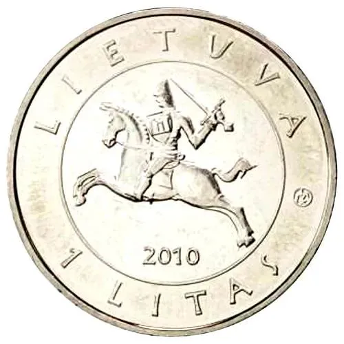 1 лит 2010, 600 лет Грюнвальдской битве [Литва]