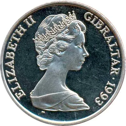 1 крона 1993, Виндзорская династия - Король Эдуард VIII [Гибралтар]