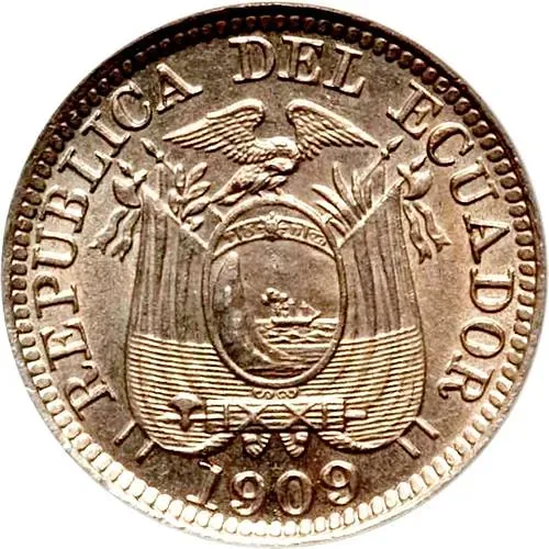 ½ сентаво 1909 [Эквадор]