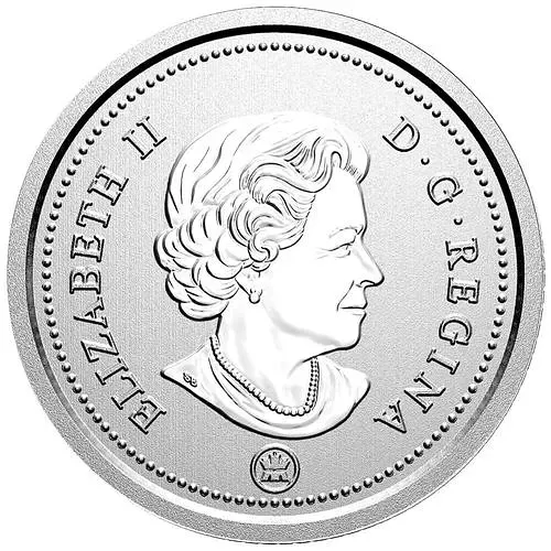 25 центов 2009, Плюшевый мишка, полумесяц [Канада]