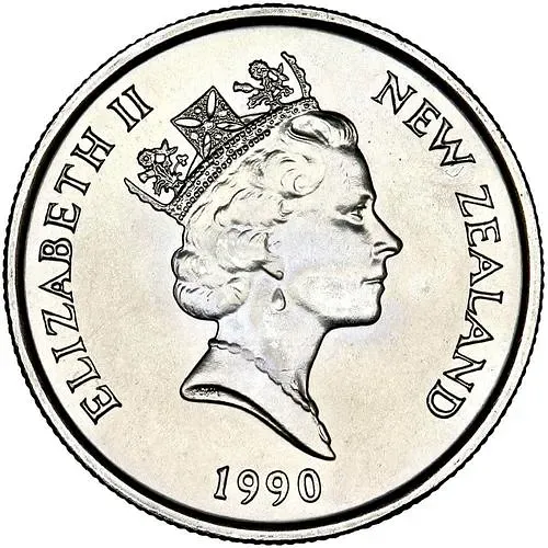 5 центов 1990 [Новая Зеландия]