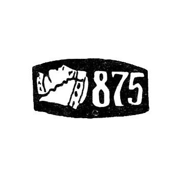 Клеймо пробирных учреждений Прибалтики - Латвия - 1919-1940 гг.