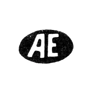 Master's Mark of Epel A. - Vilnius - initials "AE" - 1829-1867