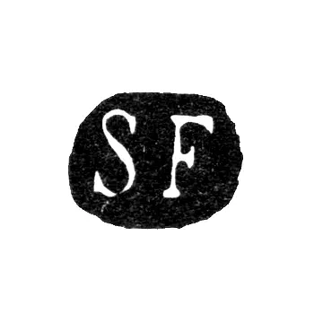 Master's Mark of Filander Samuel Zacharias - Leningrad - initials "SF"