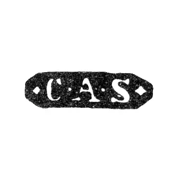 Maker's Mark of Karl Adolf Seipel - Leningrad - Initials "CAS"