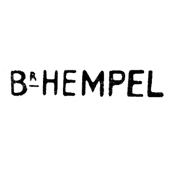 Hempel Brothers Hallmark - Kiev - initials "B-HEMPEL" - 1899-1917
