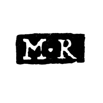 Master's Mark of Reikhelin Matias - Leningrad - initials "M-R"