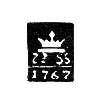 Городское клеймо Калинин (Тверь) 1767-1812 гг. "Корона на подставке"