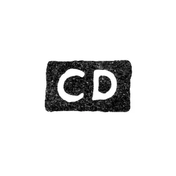 Master's Mark of Duheme Chretien - Leningrad - Initials "CD"