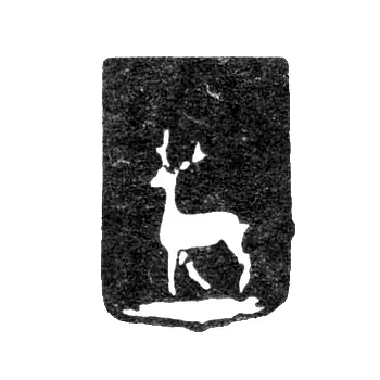 City Hallmark Gorky (Nizhny Novgorod) 1829 "Stag Walking to the Left"