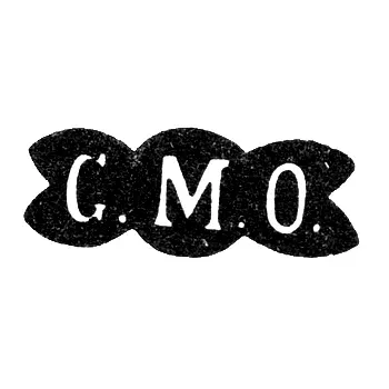 Maker's Mark of Gustav Magnus Okerblom - Leningrad - Initials "G.M.O"