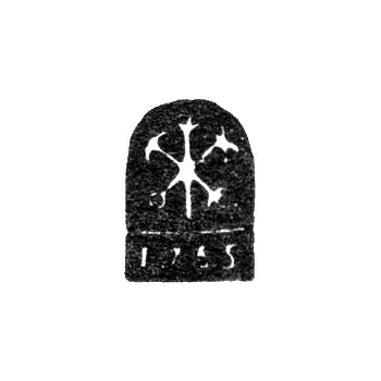 City Hallmark of Leningrad 1742-1782 "Two Anchors and a Scepter with Date"