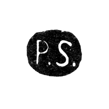 Master's Mark of Sohlman Paul Fredrik - Leningrad - initials "P.S."