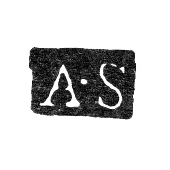 Master's Mark of Adolf Shper - Leningrad - Initials "A-S"