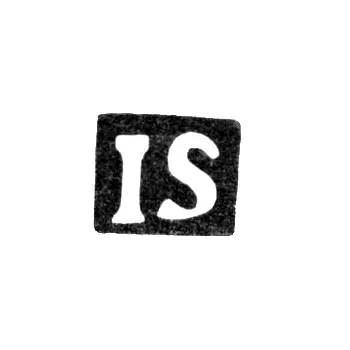 Maker's Mark of Skendzievski J. (Skendzievski J.) - Vilnius - initials "IS" - 1790-1810