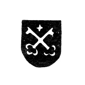 Riga City Hallmark of the 16th-17th Centuries "Two Keys"