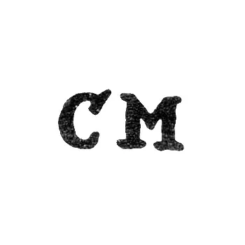 Master's Mark of Mertz von Christoph Friedrich - Leningrad - initials "CM"