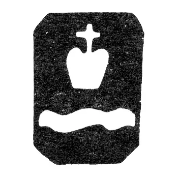 Kaluga City Hallmark 1873-1883 "Imperial Crown over a Wavy Band"