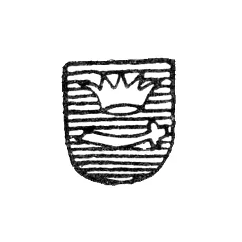 Astrakhan City Hallmark 1827 "Crown with Sword"