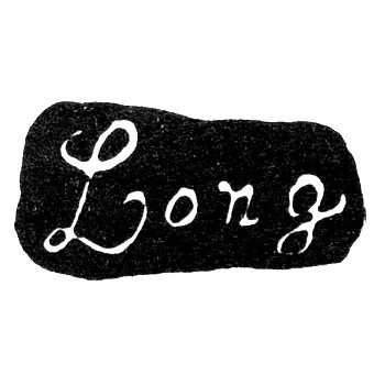 Master's Mark of Long Heinrich August - Leningrad - Initials "Long"