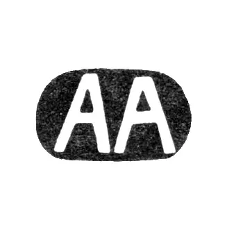 Master's Mark of Artamonov Andrey Mikhailovich - Saint Petersburg - initials "AA" - 1899-1908