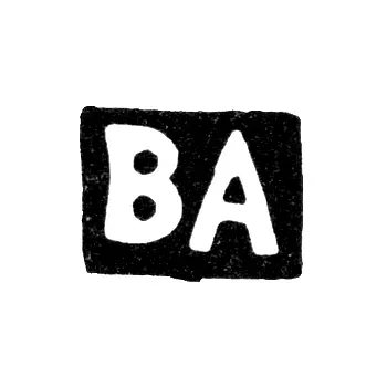 Клеймо мастера Акимов В. - Москва - инициалы "ВА" - 2-я половина 19 века - 1908 г.