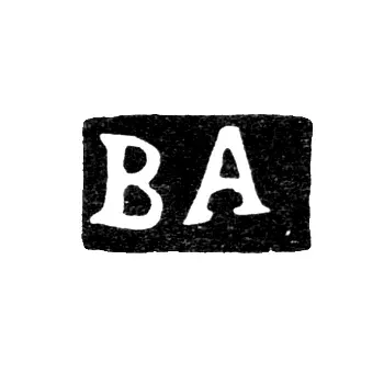 Клеймо неизвестного мастера Калуги - инициалы "ВА" - 1800-1806 гг.