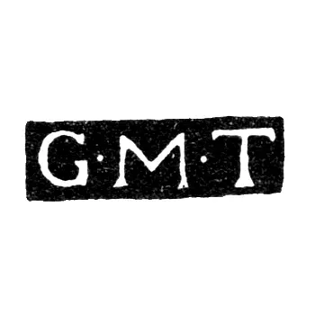 Master's Mark of Toplpo Gabriel Marten - Leningrad - initials "G-M-T"