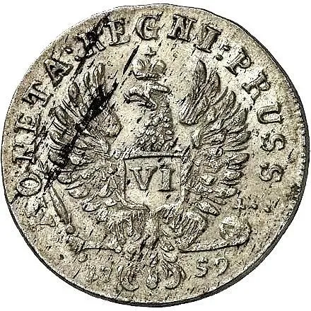 6 грошей 1759