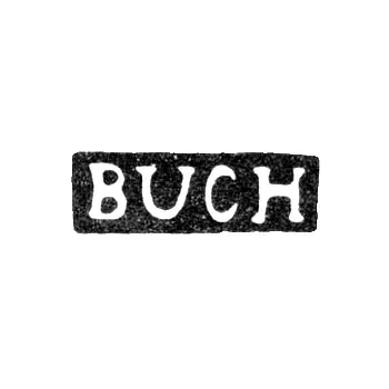 Клеймо мастера Бух Ивар Венфельд - Ленинград - инициалы "BUCH"