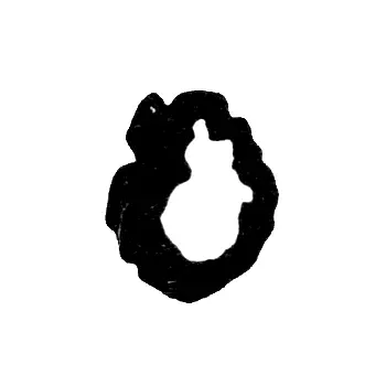 Городское клеймо Москвы 1825-1829 гг. "Георгий Победоносец"