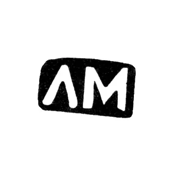 Master's Mark of Leonid Metlin - Podolskoye Village - Initials "LM" - 1898 - 1906