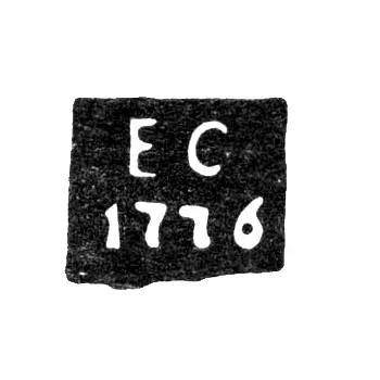 Hallmark of an Unknown Assay Master from Vladimir - Initials "ES" - 1776