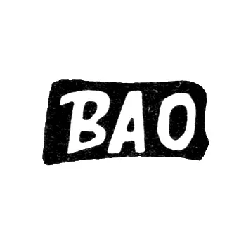 Master's Mark of Ogorodnikov Vasily Alexandrov - Krasnoye Village - initials "VAO" - circa 19th century