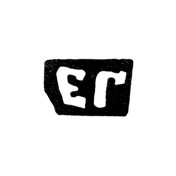 Master's Mark of Gruslivy Evgeny Moiseev - Krasnoe Village - Initials "EG" - 1890s