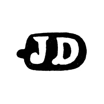 Hallmark of an Unknown St. Petersburg Master - Initials "JD" - 1882