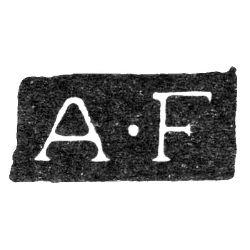 Master's Mark of Forstedt Abraham - Leningrad - initials "A-F"