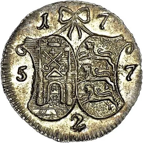 2 копейки 1757, ливонез