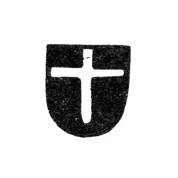 Городское клеймо Таллина 1751-1775 гг. "Крест"