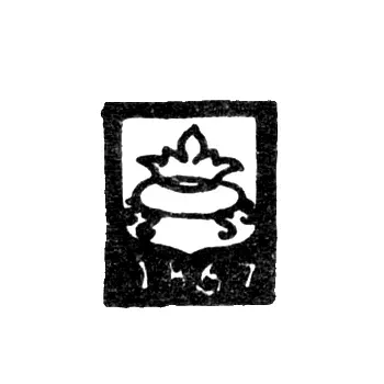 Городское клеймо Калинин (Тверь) 1867 г. "Корона на подставке"