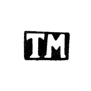 Mark of an Unknown Kiev Master - Initials "TM" - 1887