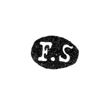 Master's Mark of Friedrich Edvard Suchich - Leningrad - initials "F.S"