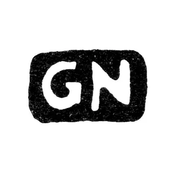 Клеймо мастера Нейман Карл Густав - Ленинград - инициалы "GN"