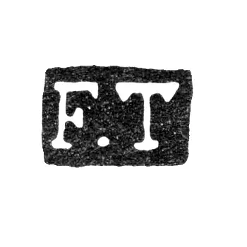 Master's Mark of Tiander Fredrik - Leningrad - initials "F.T"